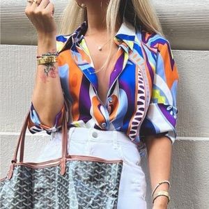 Zara-  printed shirt